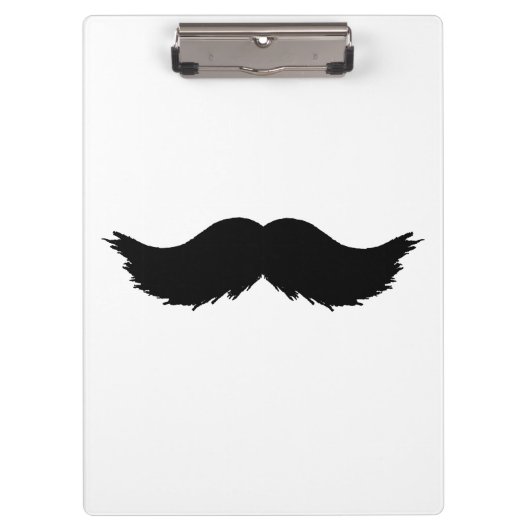 Porte-bloc Moustache noire furtive (Devant)