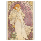 Porte-bloc Mucha Art nouveau femme beauté (Dos)