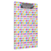 Porte-bloc Multicolor Houndstooth+Motif blanc (Swatch)