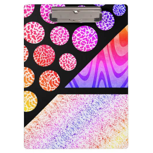 Porte-bloc Multicolore Moderne Noir (Devant)