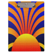 Porte-bloc Mur du coucher du soleil (Devant)