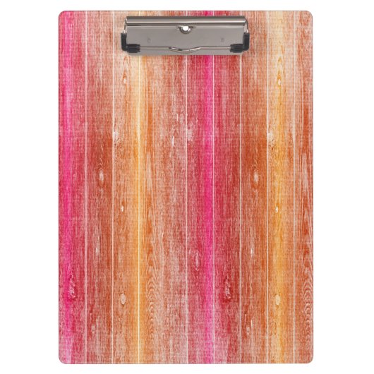 Porte-bloc mur en bois coloré (Devant)