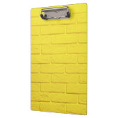 Porte-bloc mur en brique jaune (Gauche)