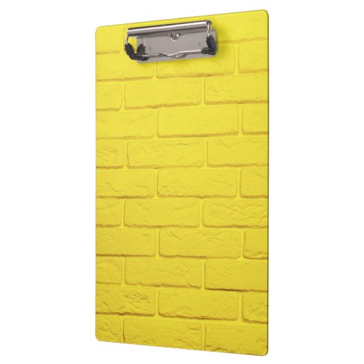 Porte-bloc mur en brique jaune (Gauche)