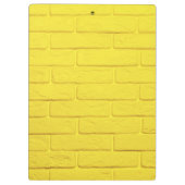 Porte-bloc mur en brique jaune (Dos)