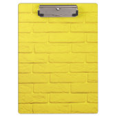 Porte-bloc mur en brique jaune (Devant)