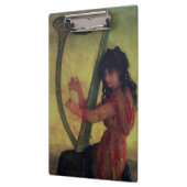 Porte-bloc Muse jouant l'harpe (Gauche)