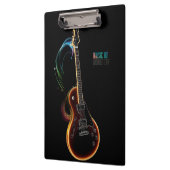 Porte-bloc musique de guitare sur (Gauche)
