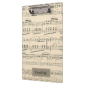 Porte-bloc Musique Vintage personnalisée (Gauche)