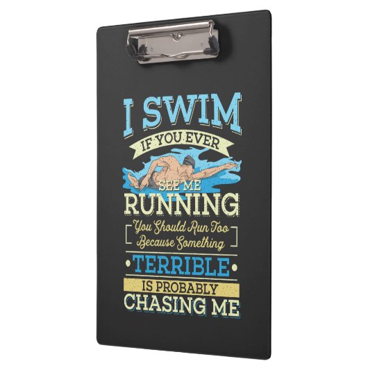 Porte-bloc Natation - Je nage (Gauche)