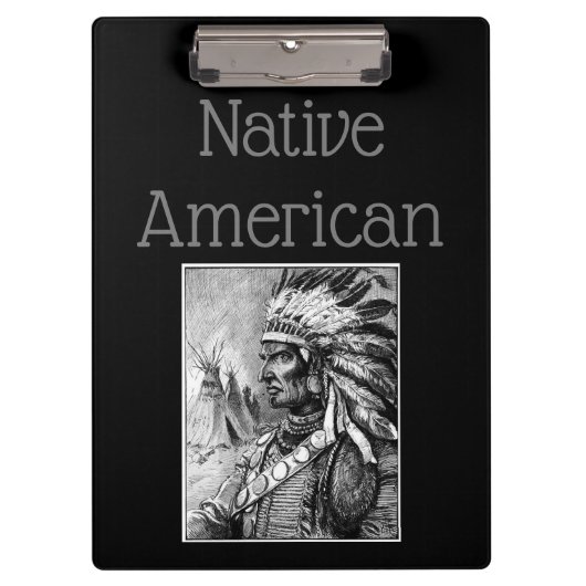 Porte-bloc Native American Clipboard (Devant)