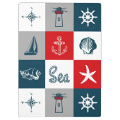 Porte-bloc Nautical themed design (Dos)