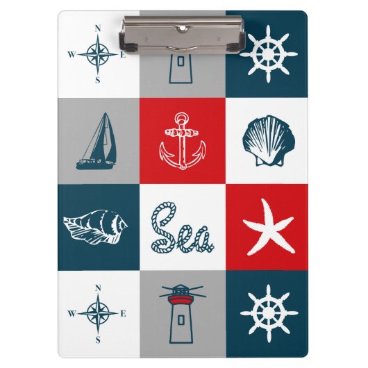 Porte-bloc Nautical themed design (Devant)