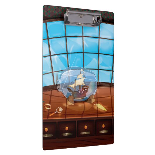 Porte-bloc Navire dans une bouteille en mer (Swatch)