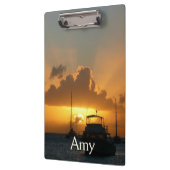 Porte-bloc Navires et Sunset Tropical Seascape (Gauche)