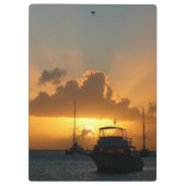 Porte-bloc Navires et Sunset Tropical Seascape (Dos)