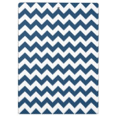Porte-bloc Navy Zigzag, Navy Chevron, Motif géométrique (Dos)