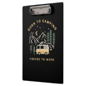 Porte-bloc Né au camp, forcé au travail - Retro Camper Van (Gauche)