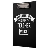 Porte-bloc ne m'oblige pas à utiliser ma voix d'enseignant (Gauche)