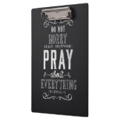 Porte-bloc Ne vous inquiétez pas de n'importe quoi prient au (Gauche)