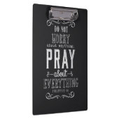 Porte-bloc Ne vous inquiétez pas de n'importe quoi prient au (Swatch)