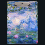 Porte-bloc Nénuphars<br><div class="desc">Les nénuphars est des séries de plus de 200 peintures à l'huile par Claude Monet impressionniste français. Cette peinture,  accomplie en 1919,  comporte des nuances de bleu et de rose.</div>