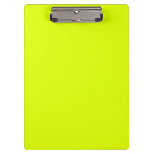 Porte-bloc Neon Chartreuse couleur solide | Couleur tendance (Devant)