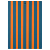 Porte-bloc Neon Sunset Orange et Ocean Blue Cool strié (Dos)