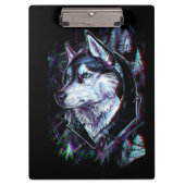 Porte-bloc Neon Wolf Clipboard (Devant)