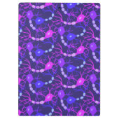 Porte-bloc Neurones connectés Neon Purple (Dos)
