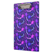 Porte-bloc Neurones Connectés Néon Violet (Gauche)