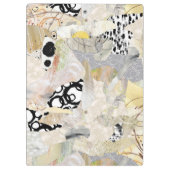 Porte-bloc Neutral Elegant Abstract Collage Design (Dos)