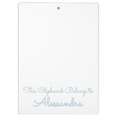 Porte-bloc N'importe quel nom Collage Porte - bloc avec fleur (Dos)