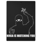 Porte-bloc Ninja vous observe (Dos)