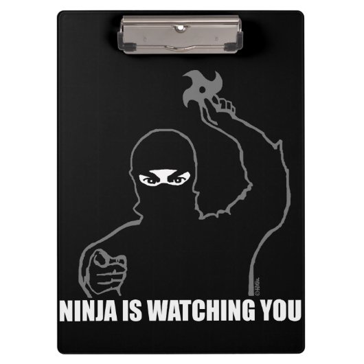 Porte-bloc Ninja vous observe (Devant)