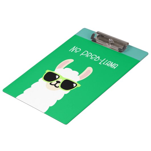 Porte-bloc No Prob llama - Llama Pun Carnet (Incliné)