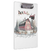 Porte-bloc Noël à la ferme, Joyeux Noël (Swatch)