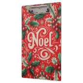 Porte-bloc Noel de Noël Rouge et Vert (Gauche)