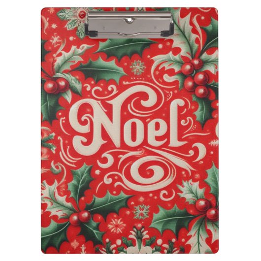 Porte-bloc Noel de Noël Rouge et Vert (Devant)