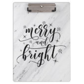 Porte-bloc Noël en marbre personnalisable (Devant)