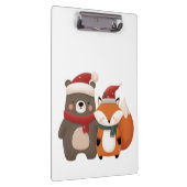 Porte-bloc Noël/hiver Mignonne Ours et renard (Swatch)