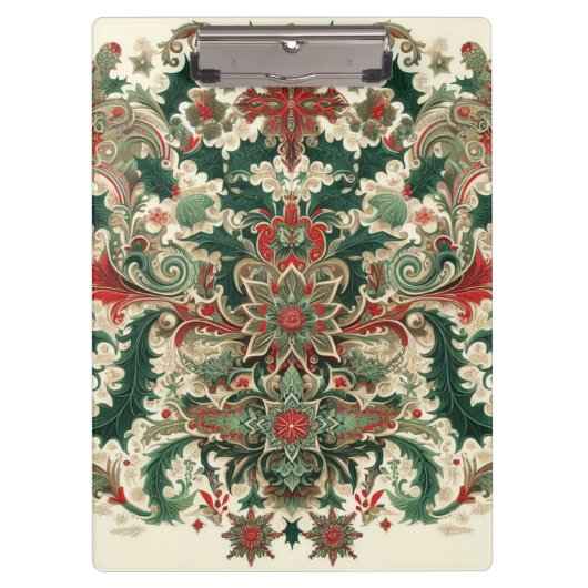 Porte-bloc Noël victorien/classique/Vintage (Devant)