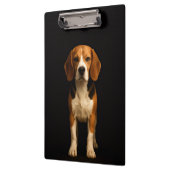Porte-bloc noir 4 Luxe, Beagle gentil (Gauche)