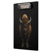 Porte-bloc noir 4 Luxe, Bison d'Amérique (Gauche)