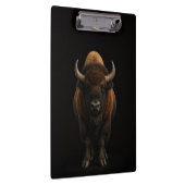 Porte-bloc noir 4 Luxe, Bison d'Amérique (Swatch)