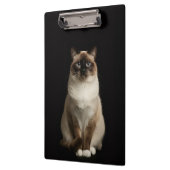Porte-bloc noir 4 Luxe, Chat Birman (Gauche)