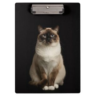 Porte-bloc noir 4 Luxe, Chat Birman