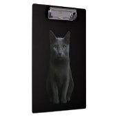 Porte-bloc noir 4 Luxe, Chat russe bleu (Swatch)