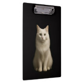 Porte-bloc noir 4 Luxe, chat turc d'Angora (Swatch)