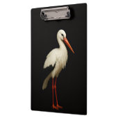 Porte-bloc noir 4 Luxe, cigogne gracieuse (Gauche)